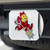 4" Stainless Steel and Red NCAA Arizona State Sun Devils Hitch Cover - IMAGE 2