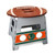 14" Gray and Brown NCAA Miami Hurricanes Folding Step Stool - IMAGE 1