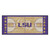 30" x 72" Brown and Purple NCAA Louisiana State Tigers Rectangular Area Throw Rug Runner - IMAGE 1