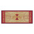 30" x 72" Brown and Red NCAA Iowa State Cyclones Rectangular Area Throw Rug Runner - IMAGE 1