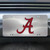 12" Stainless Steel and Red NCAA Alabama Crimson Tide Rectangular License Plate - IMAGE 3