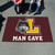 Burgundy Red and Yellow Loyola Chicago "MAN CAVE" Rectangular Ultimat Area Rug 4.9" x 7.8" - IMAGE 3