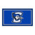 3' x 5' Blue and White NCAA Creighton Bluejays Rectangular Plush Area Throw Rug - IMAGE 1