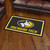 3' x 5' Gray and Yellow NCAA Michigan Tech Huskies Rectangular Plush Area Throw Rug - IMAGE 3