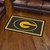 3' x 5' Yellow and Black NCAA Grambling State Tigers Rectangular Plush Area Throw Rug - IMAGE 3