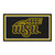 3' x 5' Black and Yellow NCAA Wichita State Shockers Rectangular Plush Area Throw Rug - IMAGE 1