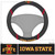 15" Black and Yellow NCAA Iowa State Cyclone Steering Wheel Cover - IMAGE 1