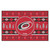 Red and Black NHL Carolina Hurricanes Rectangular Sweater Starter Mat 30" x 19" - IMAGE 1