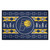 Blue and Yellow NBA Indiana Pacers Holiday Sweater Starter Mat 19" x 30" - IMAGE 1