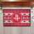 Red and White NBA Houston Rockets Holiday Sweater Starter Mat 19" x 30" - IMAGE 1