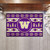 Purple and Gold NCAA Washington Huskies Rectangular Sweater Starter Mat 30" x 19" - IMAGE 3