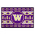 Purple and Gold NCAA Washington Huskies Rectangular Sweater Starter Mat 30" x 19" - IMAGE 1