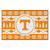 Orange and White NCAA Tennessee Volunteers Rectangular Sweater Starter Mat 30" x 19" - IMAGE 1