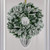 Pre-Lit Flocked Winfield Fir Artificial Christmas Wreath - 24-Inch, Warm White LED Lights - IMAGE 2