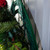 30" Oversized Green Snowflake Christmas Wreath Deluxe Door Saver with Ties