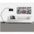 6’ x 9’ Diamond Patterned Black and Ivory Broadloom Rectangular Area Throw Rug - IMAGE 2