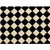 12’ Diamond Patterned Black and Ivory Broadloom Round Area Throw Rug - IMAGE 1