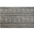 6' x 6' Exclusive Tribal Pattern Gray and Ivory Broadloom Square Polypropylene Area Rug - IMAGE 1