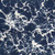 12' Milan Abstract Blue and Ivory Round Polypropylene Area Throw Rug - IMAGE 1