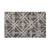 10' Superiority Geometric Lattice Pattern Gray and Silver Round Polypropylene Area Rug - IMAGE 1