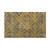 12' x 15' Success Geometric Lattice Pattern Gray and Gold Rectangular Polypropylene Area Throw Rug - IMAGE 1
