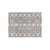 10' x 10' Gray and Ivory Mont Blanc Ornamental Motifs Square Area Throw Rug - IMAGE 1