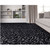 8' Everlasting Organic Black and Silver Broadloom Round Area Throw Rug - IMAGE 2