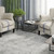 12’ Ivory and Gray Round Woven Area Throw Rug - IMAGE 2