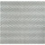 3' x 20' Avid Blue and Gray Chevron Rectangular Area Throw Rug Runner - IMAGE 1