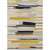 5.25' x 7.25' Mustard Yellow and Gray Rectangular Throw Rug - IMAGE 1