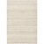 6'7" x 9' Tribal Pattern Ivory and Beige Rectangular Area Rug - IMAGE 1