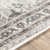 7'10" x 10'3" Distressed White and Brown Medieval Pattern Rectangular Synthetic Area Rug - IMAGE 6