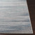 7.8' x 10.1' Distressed Finish Gray and Denim Blue Rectangular Area Throw Rug - IMAGE 5