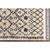 6.5' x 9' Tribal Patterned Charcoal Black and Beige Rectangular Area Throw Rug