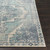 2' x 3' Distressed Traditional Style Blue and Beige Rectangular Machine Woven Area Throw Rug - IMAGE 6