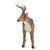 28" Standing Red Deer Hand Painted Outdoor Garden Statue - IMAGE 3
