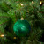 Green Sequin Shatterproof Ball Christmas Ornament 3" - IMAGE 2