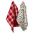 Set of 2 Green and Red Boughs Of Holly Dishtowels 28" - IMAGE 2