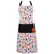 35" Red and Night Black "BBQ" Printed Chef Apron - IMAGE 2