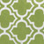 Lattice Patterned Rectangular Tablecloth with Zipper - 120" - Green and White - IMAGE 3