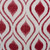18" Red and White Ogee Design Rectangular Large Bin - IMAGE 2