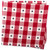 Set of 6 Americana Star Checkered Square Over-Sized Napkins 20" - IMAGE 2