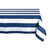 84" Blue and White Striped Rectangular Outdoor Tablecloth - IMAGE 1