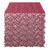 120" Red and White Sequin Mesh Woven Table Runner Roll - IMAGE 1