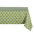 84" Green and White Lattice Outdoor Rectangular Tablecloth - IMAGE 1