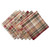 Set of 6 Green and Red Plaid Square Napkins 20" - IMAGE 1