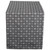 108" White and Black Geometric Rectangular Table Runner - IMAGE 1