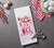 Set of 2 Red and White "Naughty is the New Nice" Christmas Dishtowels 28" - IMAGE 2