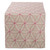 70" Beige and Pink Floral Embroidered Table Runner - IMAGE 2