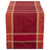 108" Red and Orange Harvest Wheat Table Runner - IMAGE 1